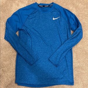 Nike Blue Long Sleeve Athletic Tee